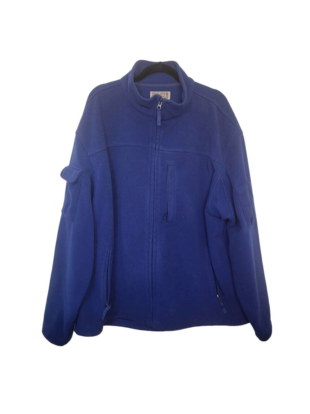 Duluth Trading Co. Mens Size 2XL Royal Blue Full Zip Up Jacket
